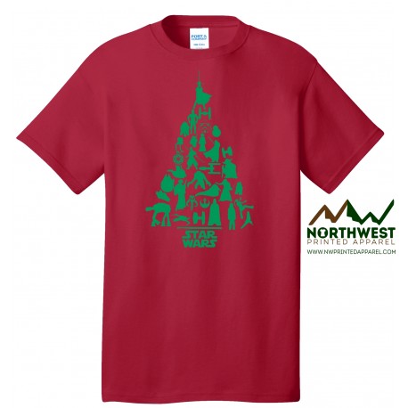 Star Wars Christmas Tree T-Shirt